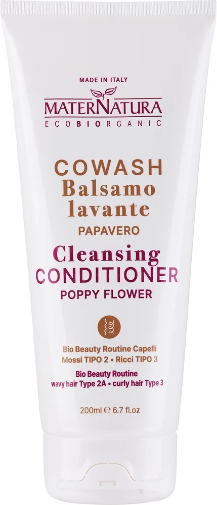 Шампунь-кондиционер для волос MaterNatura "Co-Wash" Conditioner With Poppy Flower, 200 мл