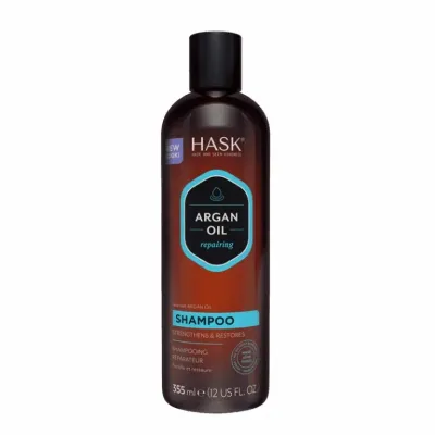 Шампунь для волос Hask Argan Oil Repairing Shampoo восстанавливающий, с аргановым маслом, 355 мл