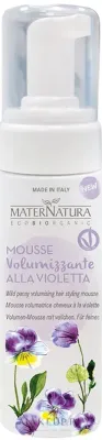 Пенка для объёма волос MaterNatura Wild Pansy Volumising Hair Styling Mousse, 150 мл