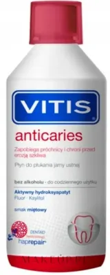Ополаскиватель для полости рта Dentaid Vitis Anticaries Mouthwash, укрепляющий эмаль, 500 мл