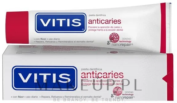 Зубная паста Dentaid Vitis Anticaries Toothpaste для защиты от кариеса, для детей с 7 лет и взрослых