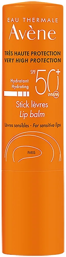 Бальзам для губ Avene Solaire Lip Balm SPF50+ солнцезащитный с термальной водой 3 г