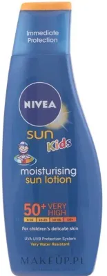 Солнцезащитный бальзам для детей SPF 50+ Nivea Sun Kids Moisturising Lotion