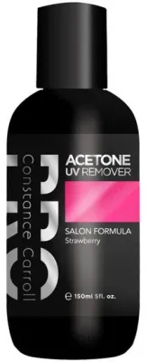 Constance Carroll Aceton UV Remover Strawberry ацетон для снятия гибридного маникюра и типсов 1000 мл