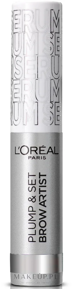 Сыворотка для бровей L'Oreal Paris Brow Artist Plump Set Serum укрепляющая, бесцветная, 4,9 мл, оттенок 000 - Transparent