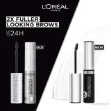 Сыворотка для бровей L'Oreal Paris Brow Artist Plump Set Serum укрепляющая, бесцветная, 4,9 мл, оттенок 000 - Transparent — фото 3