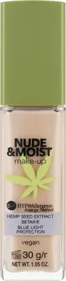 Тональный флюид Bell HypoAllergenic Nude & Moist гипоаллергенный увлажняющий, 30 г