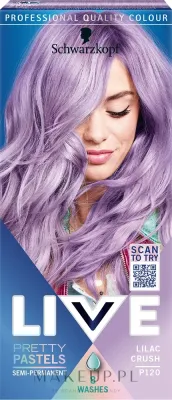 Полустойкий крем-краситель для волос Live Color Pretty Pastels, пастельный оттенок, для блонда, 50 мл