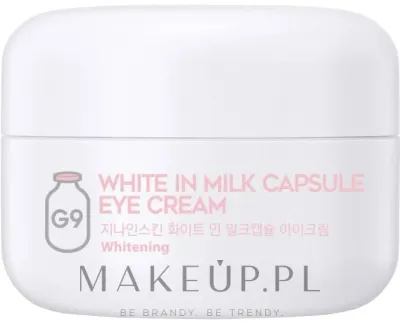 Крем для кожи вокруг глаз G9Skin White In Milk Capsule осветляющий, с молочными протеинами, 30 г