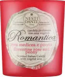 Ароматическая свеча Nesti Dante Romantica Florentine Rose & Peony, 160 г — фото 1