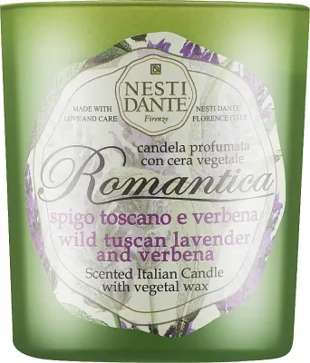 Ароматическая свеча Nesti Dante Romantica Tuscan Lavender & Verbena, 160 г