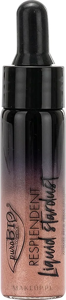 PuroBio Cosmetics Rozświetlacz w płynie - Хайлайтер для лица PuroBio Resplendent Liquid Stardust, оттенок 02