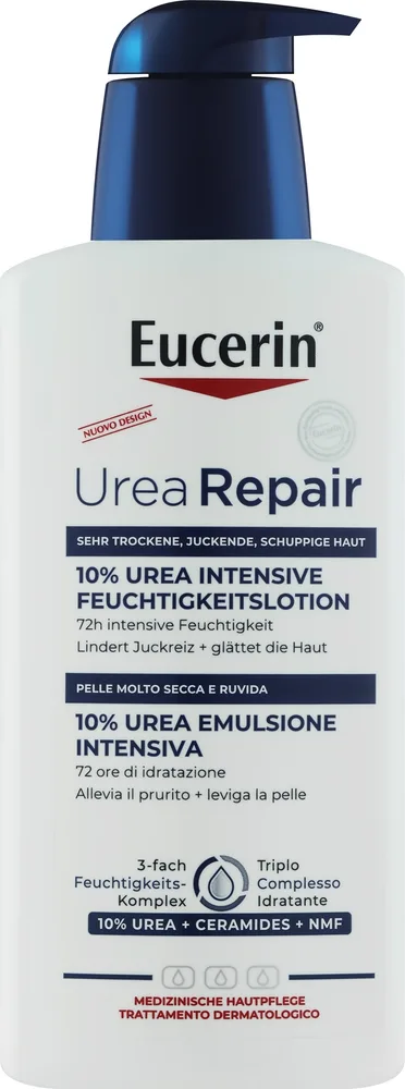 Эмульсия для тела с мочевиной 10% для очень сухой и шероховатой кожи Eucerin UreaRepair PLUS