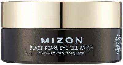 Гидрогелевые патчи для глаз Mizon Black Pearl Eye Gel Patch, с чёрным жемчугом, углём и асаи, 60 шт
