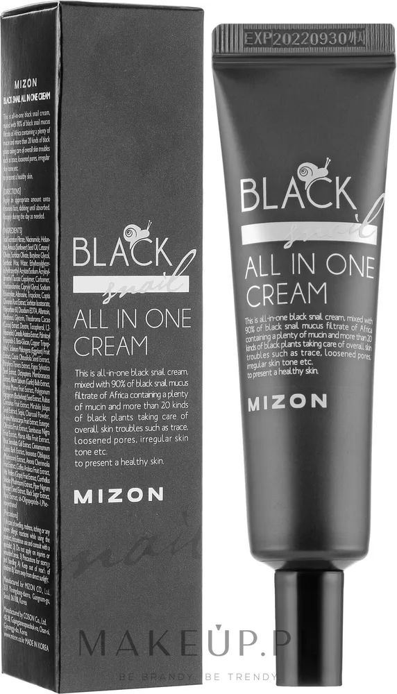 Крем для лица Mizon Black Snail All In One с муцином улитки 35 мл