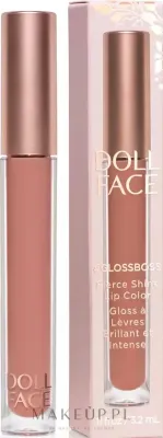 Блеск для губ Doll Face GlossBoss Lip Color увлажняющий, с насыщенным цветом, 3,2 мл