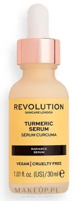 Сыворотка для лица Revolution Skincare Turmeric с экстрактом куркумы маслом виноградных косточек и витамином E 30 мл