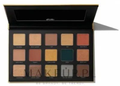 Палетка теней для век Milani Gilded Eyeshadow Palette 15 оттенков