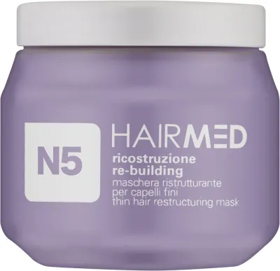 Маска для волос Hairmed восстанавливающая, для повреждённых волос, коллаген и минеральные ферменты, блеск, 100 мл
