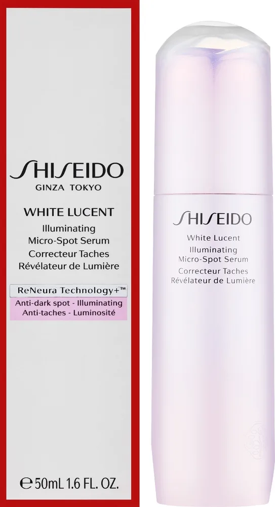 Сыворотка для лица Shiseido White Lucent Micro-Spot осветляющая с 4MSK витамином C вишней Йошино и боярышником