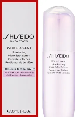 Сыворотка для лица Shiseido White Lucent Micro-Spot осветляющая с 4MSK витамином C вишней Йошино и боярышником, 50 мл