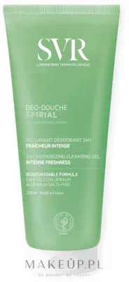 Освежающий гель для мытья тела, лица и волос SVR Spirial Déo-Douche дезодорирующий, 200 мл