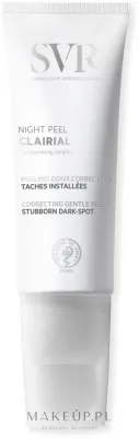 Деликатный ночной пилинг против пигментации SVR Clairial Night Peel Peeling с папаином и ниацинамидом, 50 мл