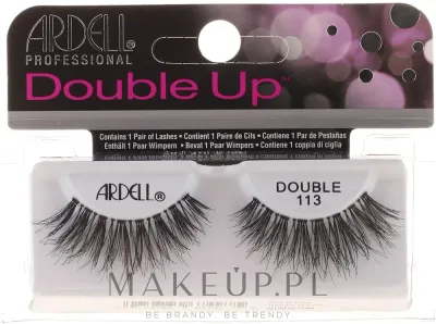 Накладные ресницы Ardell Double Up 113, с эффектом объёма, цветной длиной, 2 шт
