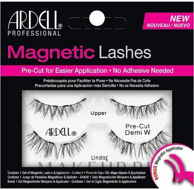 Накладные ресницы Ardell Magnetic Lashes Pre-Cut Demi Wispies на магнитной ленте, без клея, средней длины, 4 шт
