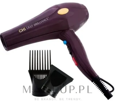 Фен для волос CHI Deep Brilliance Hair Dryer, 1875 Вт, с насадкой-гребнем и концентратором