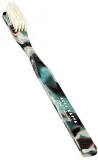 Acca Kappa Зубная щётка Medium Pure White Bristle Havana Green натуральная белая щетина средней жёсткости серия Historical ручка из ацетата целлюлозы 1 шт — фото 1