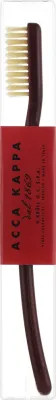 Щётка зубная Acca Kappa Vintage Collection Nylon Soft Toothbrush Red, мягкая, с нейлоновой щетиной, красная, 1 шт