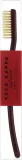 Щётка зубная Acca Kappa Vintage Collection Nylon Soft Toothbrush Red, мягкая, с нейлоновой щетиной, красная, 1 шт — фото 1