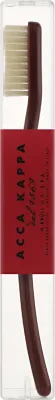 Щётка зубная Acca Kappa Vintage Collection Nylon Medium, средней жёсткости, в ретро-стиле, красная, 1 шт