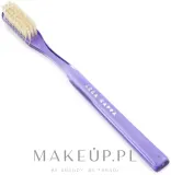 Щётка зубная Acca Kappa Hard Pure Bristle Model 569, жёсткая, с натуральной щетиной, ручная работа, фиолетовая, 1 шт — фото 1