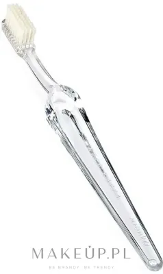 Щётка зубная Acca Kappa Vintage Tooth Brush Nylon Hard, жёсткая, в ретро-стиле, с футляром, прозрачная, 1 шт