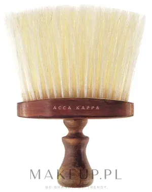 Щётка парикмахерская Acca Kappa Neck Hair Removal Brush, для удаления волос с шеи, деревянная ручка, 1 шт