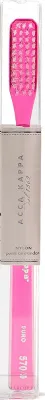 Зубная щётка Acca Kappa Hard Nylon Rounded Tips Crystal 21J5705 жёсткая, розовая, 1 шт