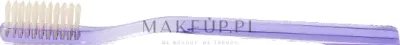Зубная щётка Acca Kappa Medium Nylon Rounded Tips Crystal 21J5704 средней жёсткости, фиолетовая, 1 шт