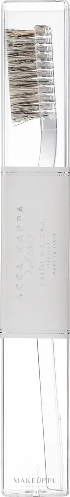 Зубная щётка Acca Kappa Extra Soft Pure Bristle экстрамягкая, для чувствительных дёсен, прозрачная, 1 шт