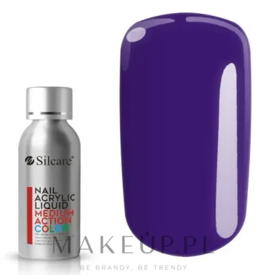Ликвид акриловый для ногтей Silcare Nail Acrylic Liquid Medium Action Color, для наращивания, 50 мл