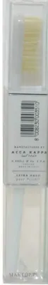 Зубная щётка Acca Kappa Extra Hard Pure Bristle жёсткая, с натуральной щетиной, белая, 1 шт
