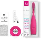 Звуковая зубная щётка Foreo Issa Mini 2 Sensitive Wild Strawberry детская, для чувствительных дёсен, 1 шт — фото 4