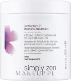 Z. One Concept Z. One Concept Simply Zen Restructure In Intensive Treatment - Маска для волос Simply Zen Restructure интенсивная, для сухих и повреждённых волос, керамиды, киноа и олива, объём, 500 мл — фото 2