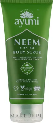 Скраб для тела Ayumi Neem & Tea Tree очищающий с нимом и чайным деревом, 200 мл