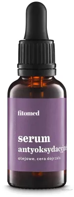 Масляная сыворотка для лица Fitomed антиоксидантная с маслом чёрной смородины граната миндаля и витаминами C и E 27 г