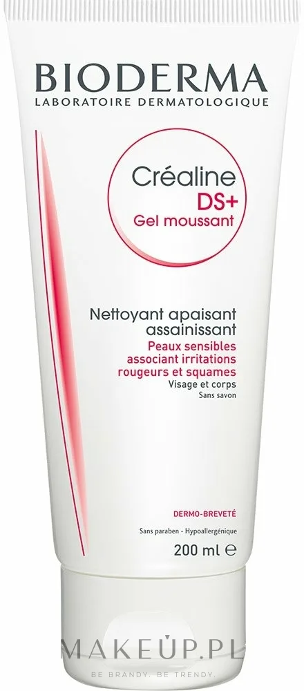 Очищающий успокаивающий гель для лица Bioderma Crealine DS, 200 мл
