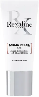 Крем для кожи вокруг глаз Rexaline Derma Eye Contour Cream укрепляющий, с кофеином и пептидами, 15 мл