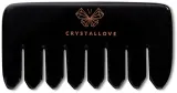 Гребень для массажа кожи головы из обсидиана Crystallove — фото 1