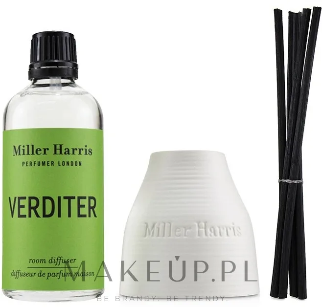 Ароматический диффузор Miller Harris Verditer с палочками